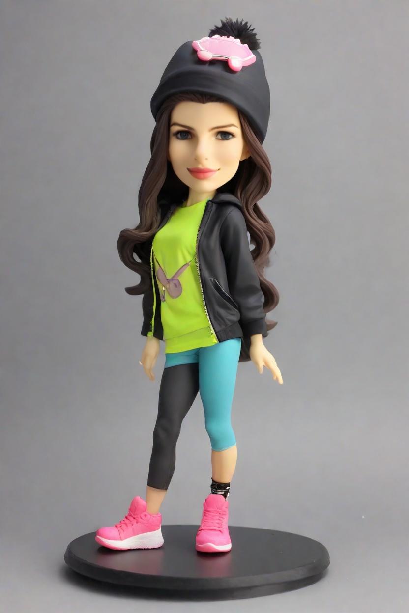 Custom Sports Star Figurine Bobblehead,She’s Got Game: Create Your Own Dynamic Dribble Bobblehead