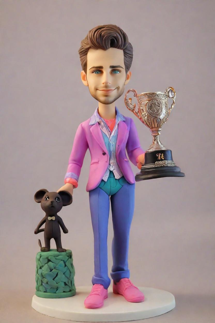 custom Victory Celebration bobblehead,He's Unstoppable: Make Your Own Bobblehead Doll of Triumph