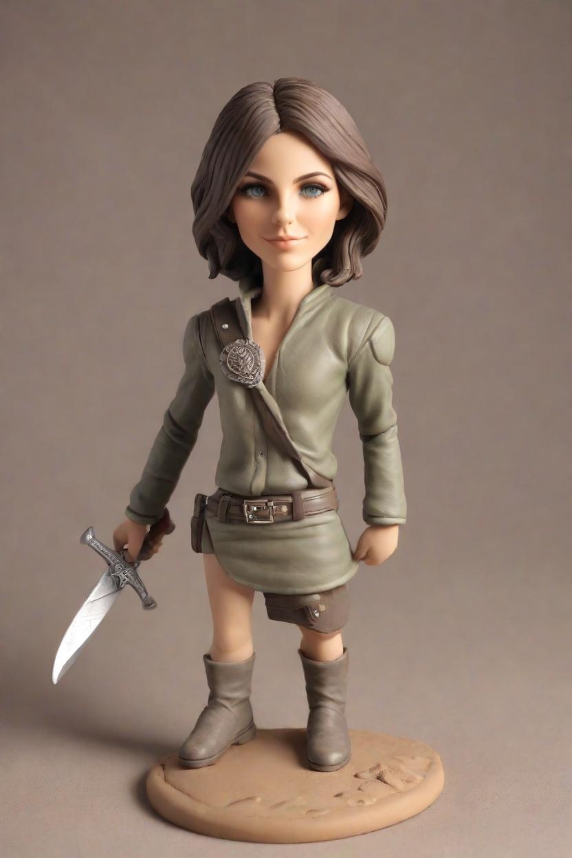Custom Heroic Fantasy Bobblehead,She Transformed into an Elder Scrolls VI Hero!