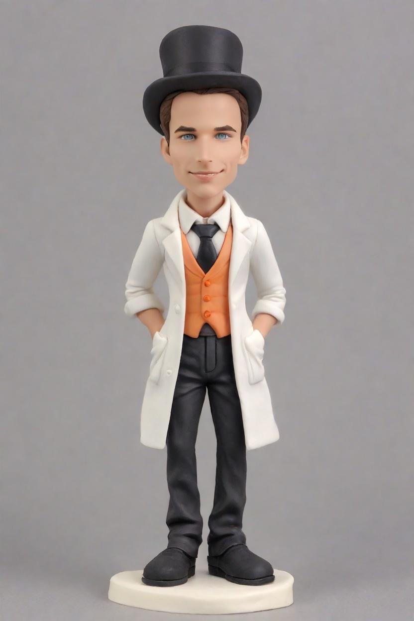 Custom Villainous Swagger Bobblehead,He Made His Own Mischievous Bobblehead Doll!