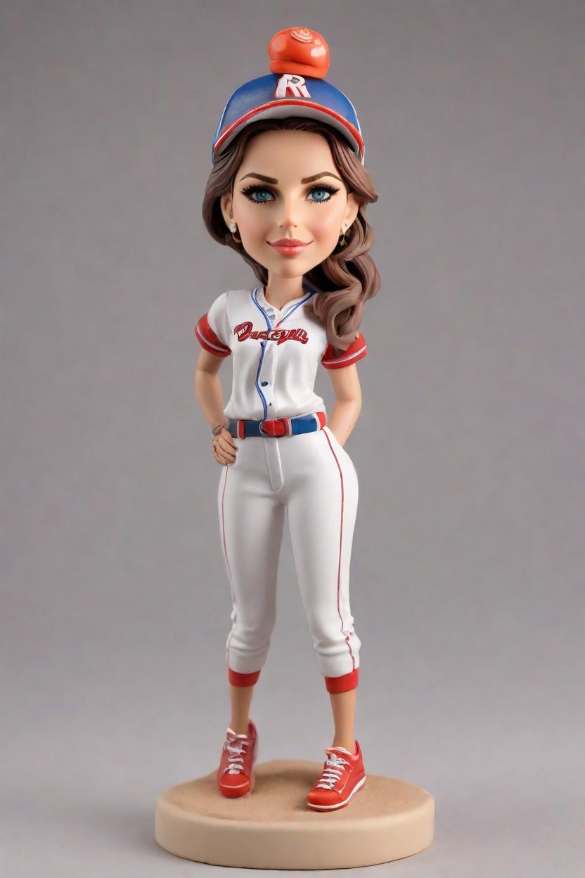 Pitch Perfect: Discovering the Trendy Bobblehead Craze Amongst Chic Sports Fans,She's Got Game and Style: My Personalized Mini-Me Baseball Star Figurine