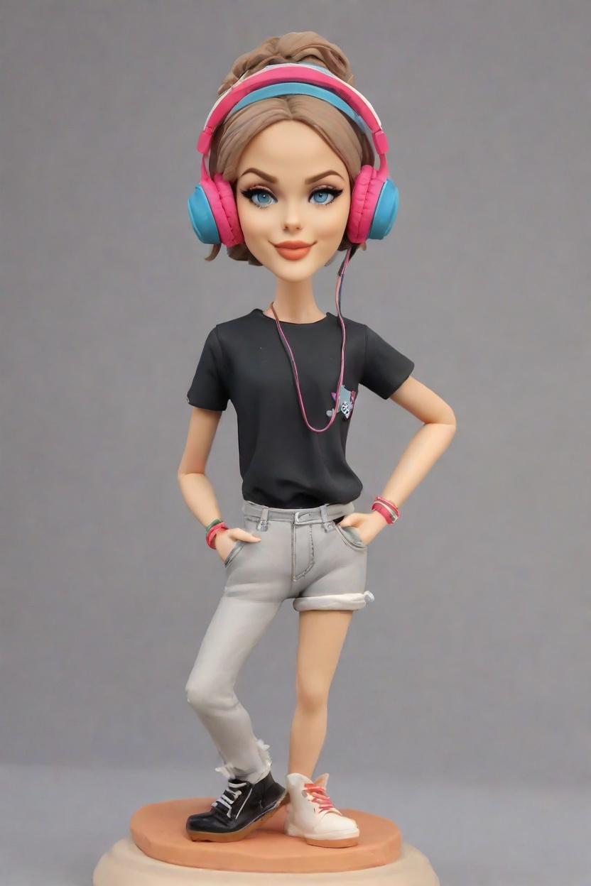 Custom Bobblehead Dolls: The Ultimate Gift for Music Lovers Who Rock!,She Turned Her Love for Vinyl into a Bobblehead Masterpiece!