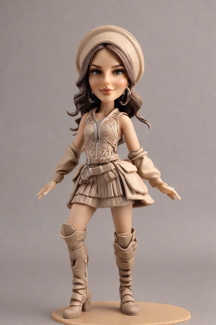 Custom Desert-Glam Bobblehead,She's Got a Desert-Inspired Bobblehead!