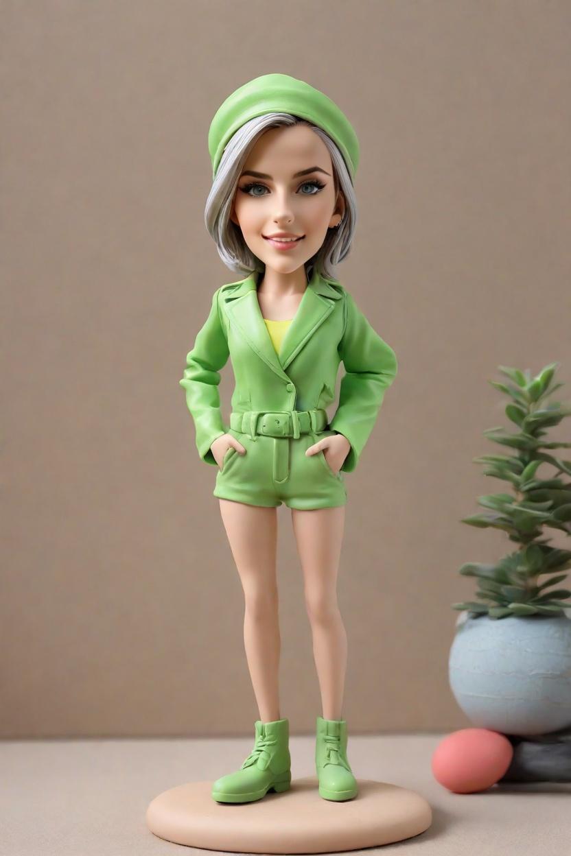 custom Empowerment Statement bobblehead,She's My Hero: Crafting My Custom Bobblehead Doll
