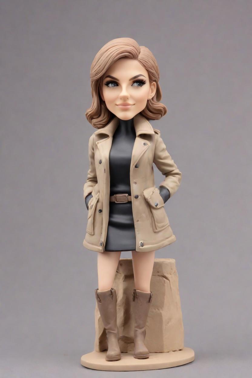Custom Police Chic Bobblehead,She Created Her Own Police Chic Bobblehead Doll!