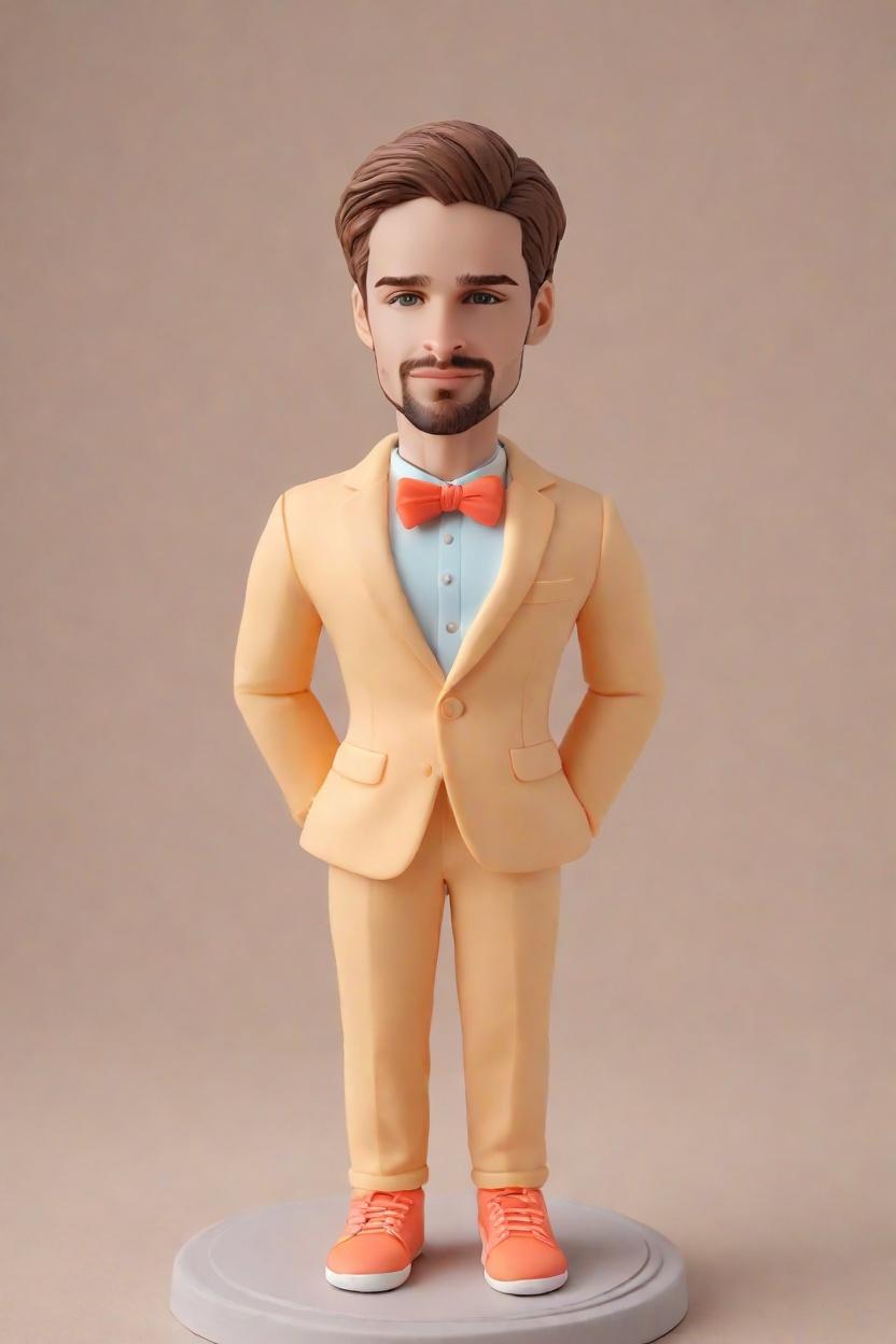 Futuristic Fashion Meets Bobblehead Art: Discovering the Trend of Unique Bobble Head Dolls Custom,Unleash Your Inner CEO: Creating Your Own Bobblehead Doll in Neon Style
