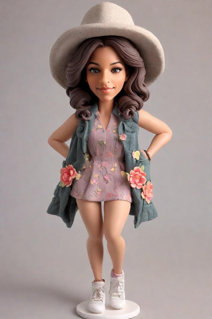 Custom Engagement Cheeky Bobblehead,She Created Her Cheeky Engagement Bobblehead Doll