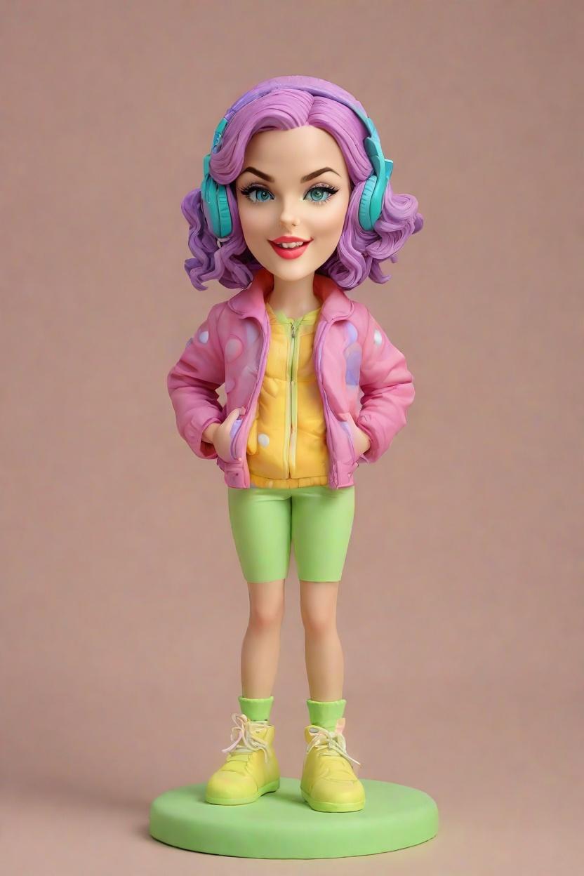 Custom Gaming Chic Bobblehead,She Created Her Ultimate Gaming Bobblehead!