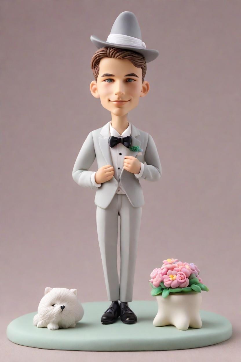 The Groom's Mismatched Socks: A Bobblehead Fan's Ultimate Find,He Winked, She Laughed: My Quirky Wedding Figurine Adventure