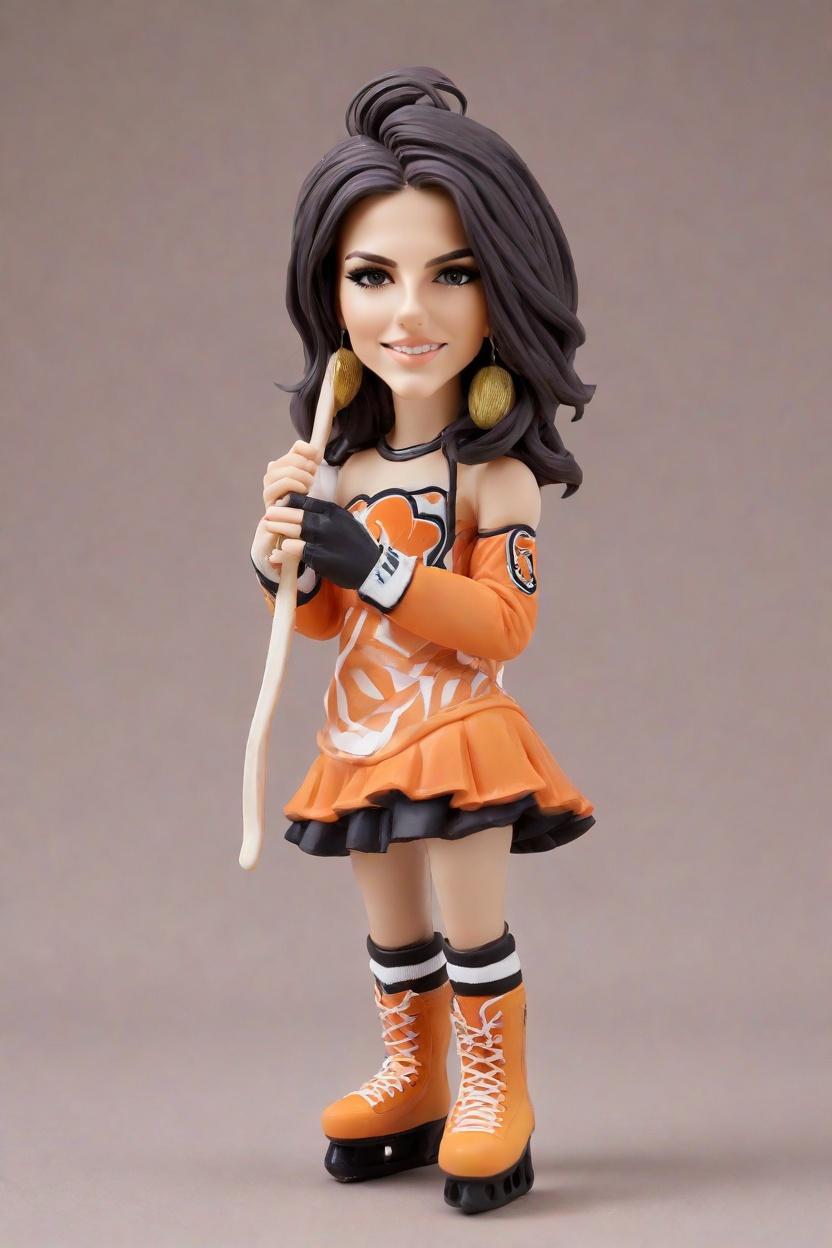 custom Hockey Heroine bobblehead,She’s Striking a Power Pose with Her Custom Bobblehead!