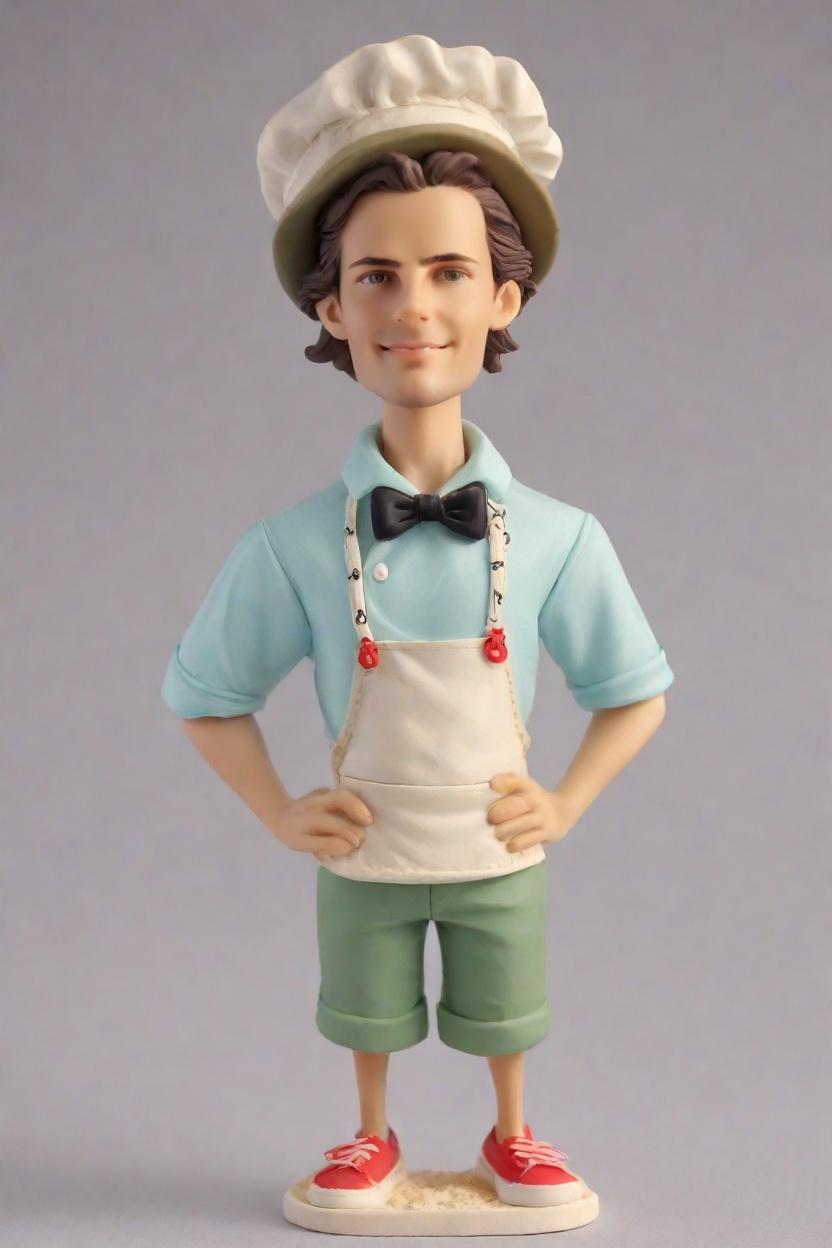 Discovering the Chef's Playful Side: A Bobblehead Trend Report,Just Winked at My New Chef Bobblehead - It's a Culinary Showstopper!