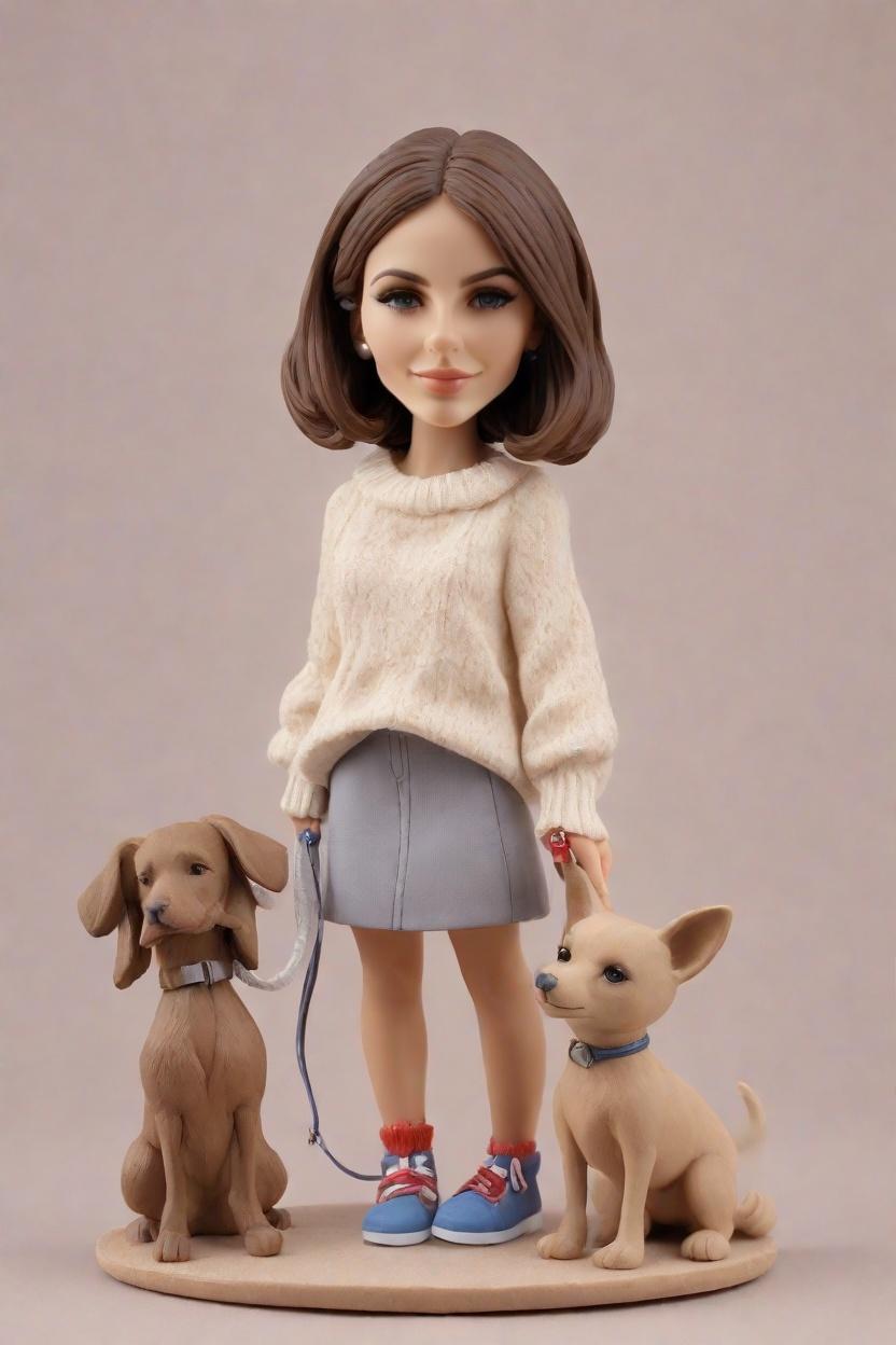 Trend Alert: The Rise of Bobblehead Dolls as Fashion Accessories,Unleash Your Creativity: Make Your Own Bobblehead Doll with Your Pet's Playful Pose