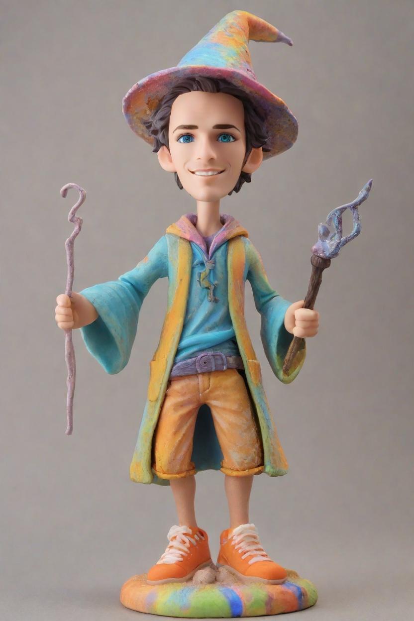 custom Wizardry Celebration bobblehead,He Casts a Spell on His Custom Bobblehead