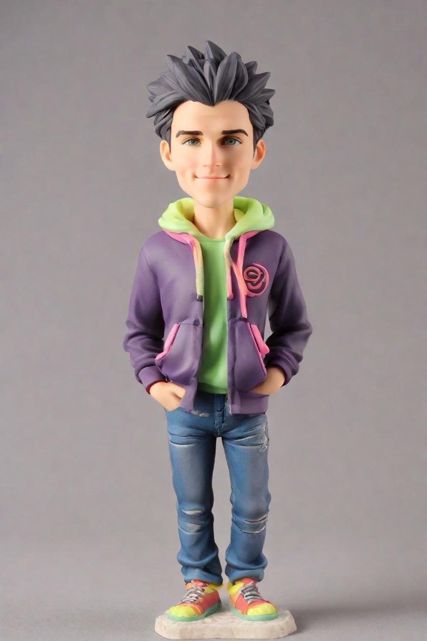 Casual Anime Custom Bobblehead,He Made His Own Anime-Inspired Bobblehead Doll!