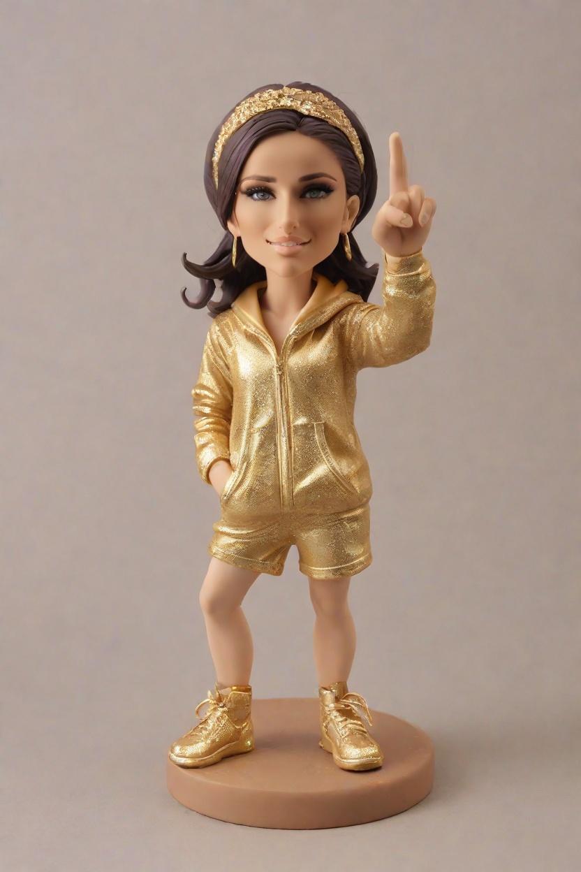 custom Victory Celebration bobblehead,She's a Winner: Create Your Own Victory Bobblehead