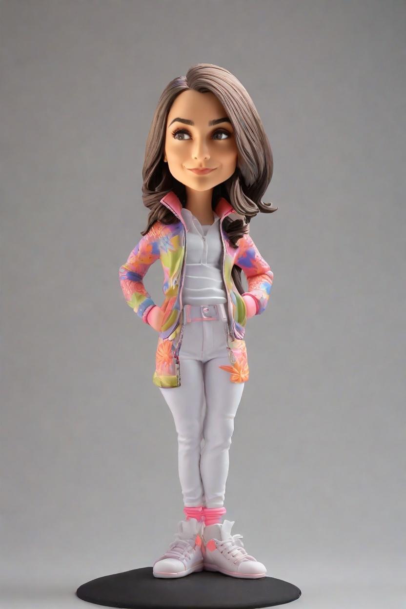 Custom Firefighter Chic Bobblehead,She Created Her Own Firefighter Bobblehead Doll!
