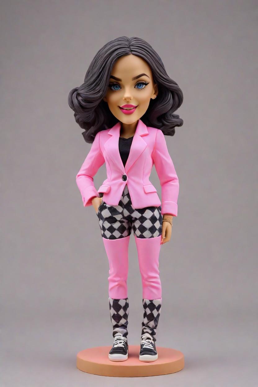 custom Entrepreneurial Confidence custom bobblehead,She Created Her Own Confident CEO Bobblehead Doll!