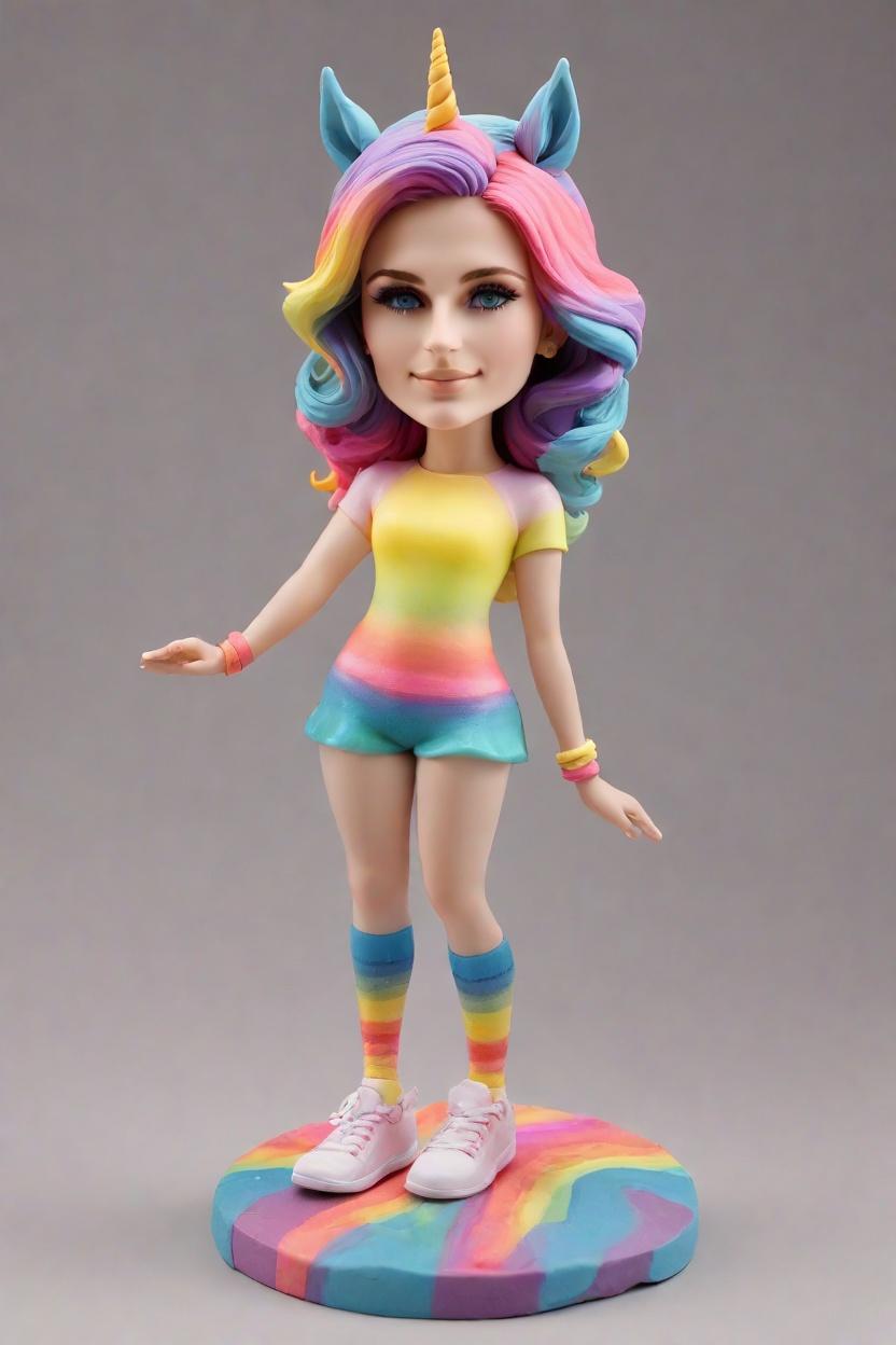 Personalized Unicorn Bobbleheads: The Ultimate Glittery Gift for the Unicorn Enthusiast,#UnicornMagic: Sarah's Hilarious Cheeky Wink Bobblehead Doll Unboxing!