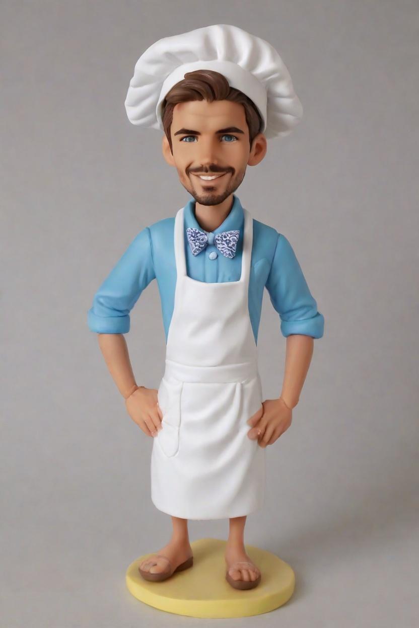 Custom Chef's Playful Bobblehead,John Just Created His Chef Bobblehead! 🍳👨‍🍳
