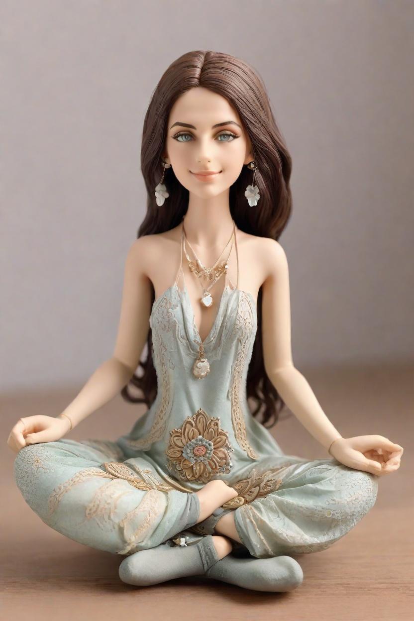 Custom Meditation Serene Bobblehead,She Created Her Own Serene Meditation Bobblehead!