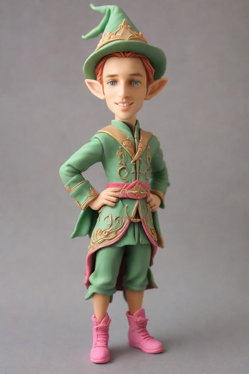 Epic Fantasy Custom Bobblehead,He Just Created His Own Heroic Bobblehead! 🧙‍♂️👟