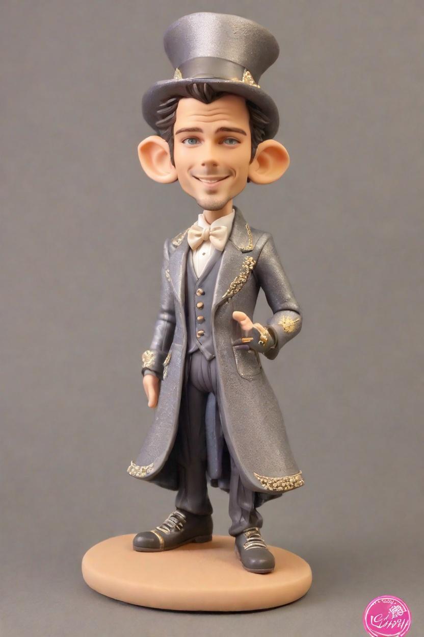 Trend Alert: The Rise of Personalized Bobblehead Dolls as the Ultimate Fashion Statement,John's Magical Moment: Creating His Own Winking Wizard Bobblehead Doll