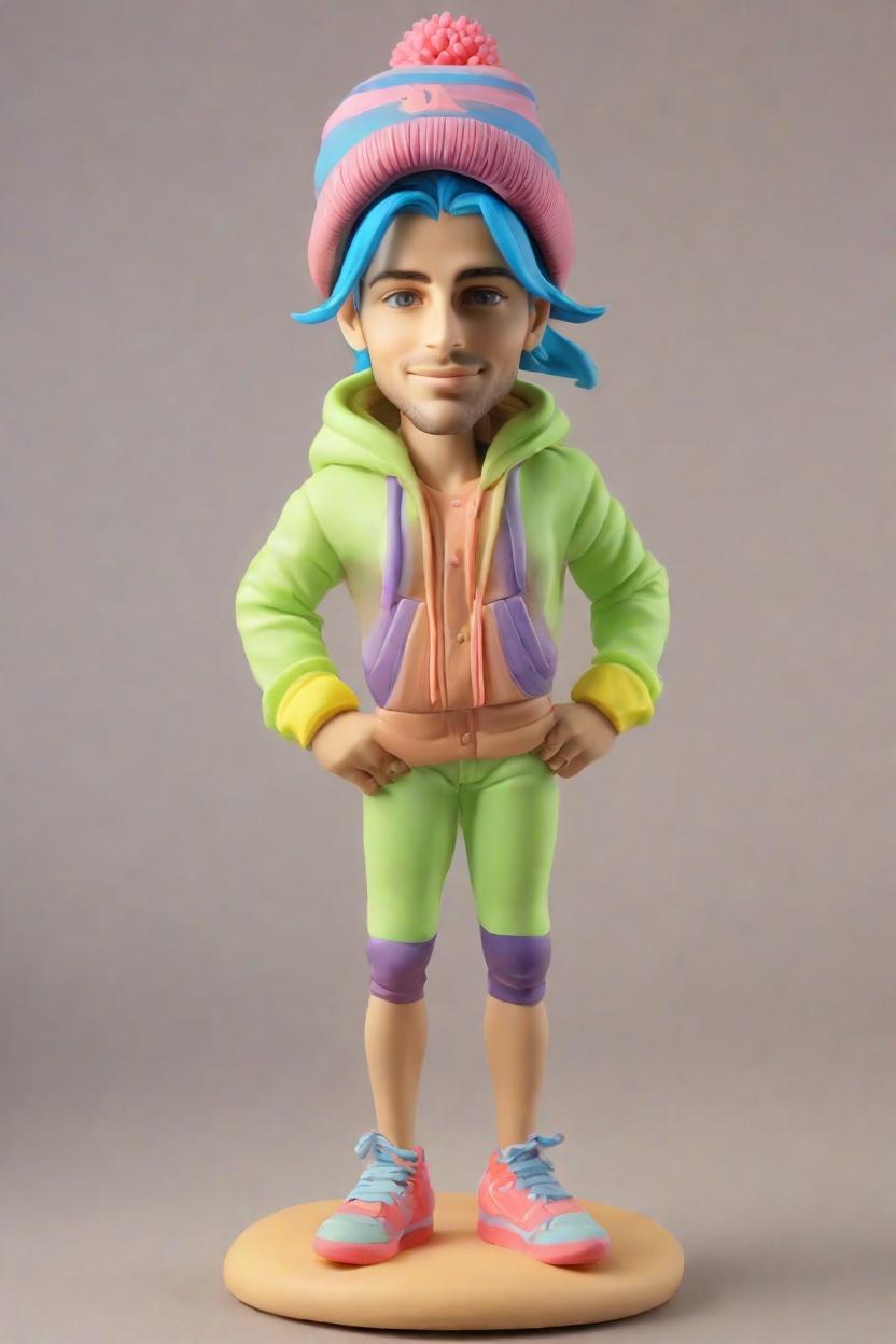 Custom Gym Hero Flex Bobblehead,He Just Created His Own Flexing Bobblehead! 💪🏼 #GymGoals