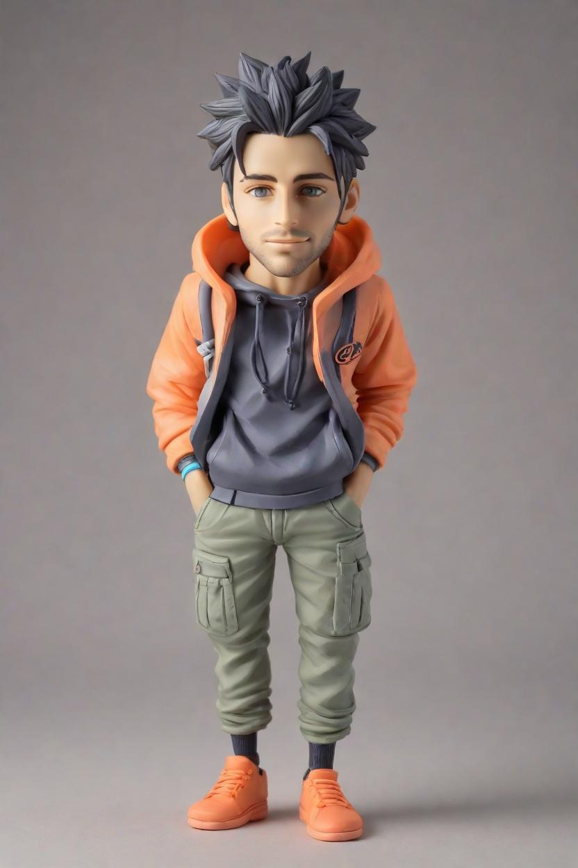 Casual Anime Custom Bobblehead,He Made His Own Anime-Inspired Bobblehead!