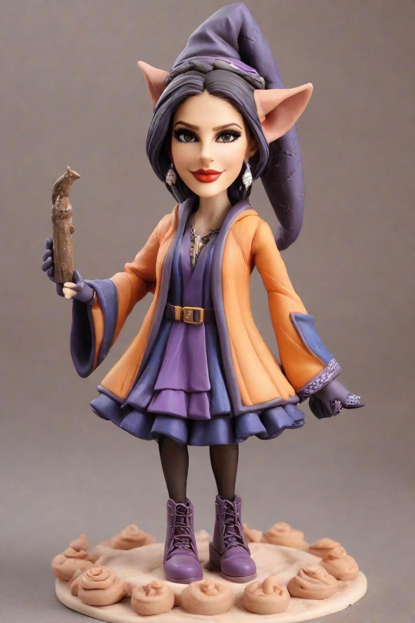 custom Hogwarts Punk bobblehead,She Casts a Spell: Create Your Own Punk Witch Bobblehead
