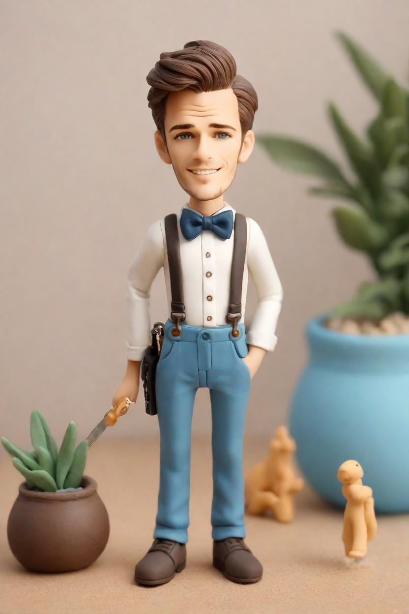Personalized Custom Bobbleheads: The Cheeky Wink Figurine That's All the Buzz,Meet 'Mr. Wink': The Custom Bobblehead Doll That's the Life of Every Housewarming Party