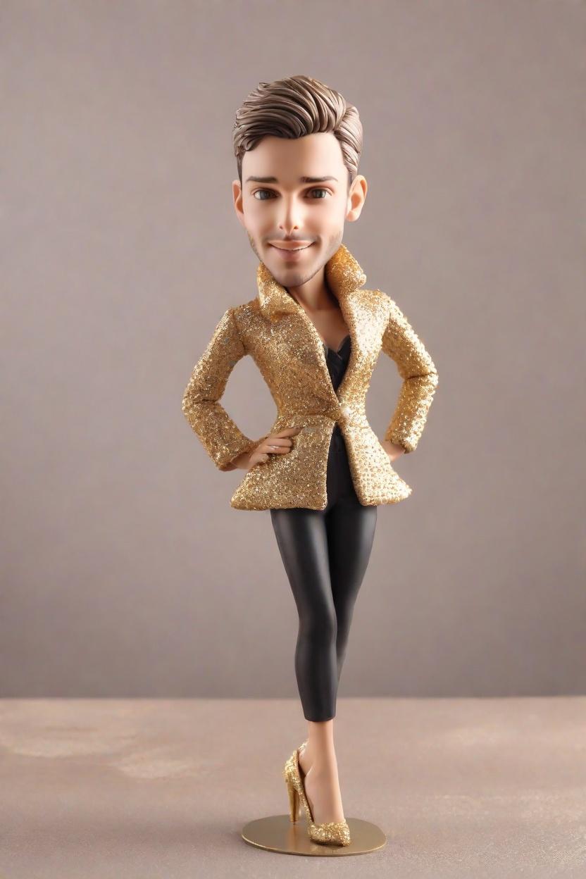 custom Recognition Awards Bobblehead,He Just Created His Glamorous Gatherings Bobblehead