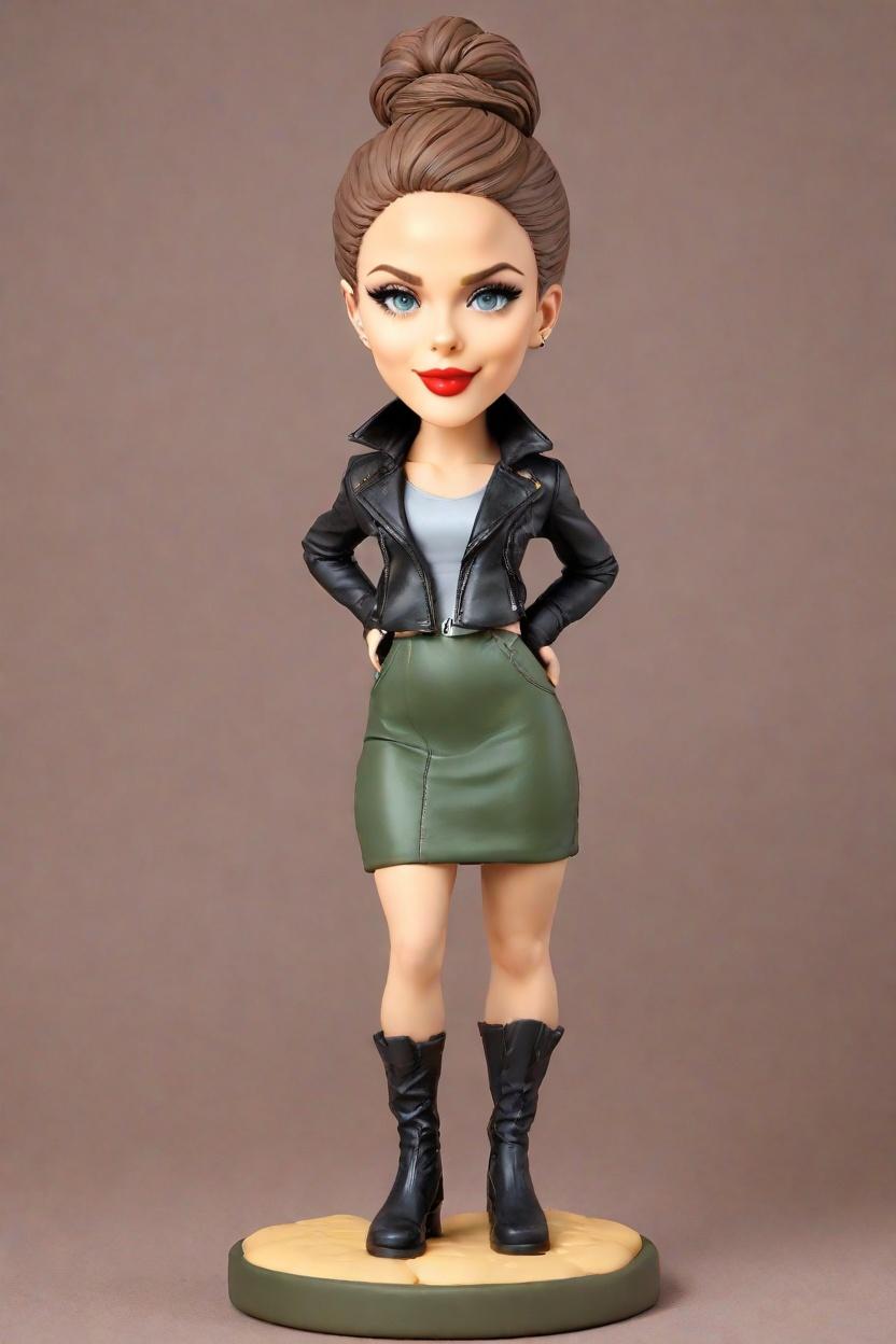 Custom Heroic Female Bobblehead,She Made Her Own Superhero Bobblehead Doll! 🦸‍♀️