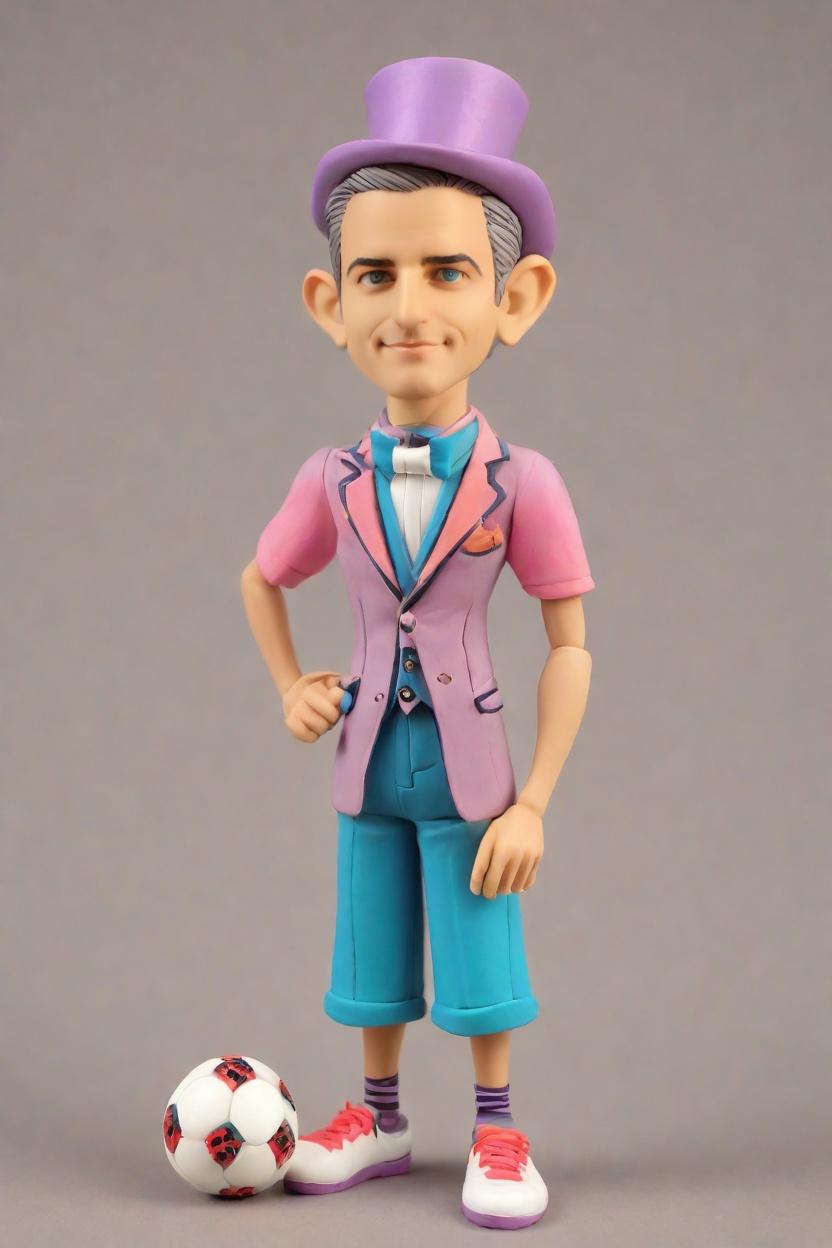 Soccer Star Custom Playful Bobblehead,He Kicked a Goal and Winked: Creating My Own Bobblehead Doll