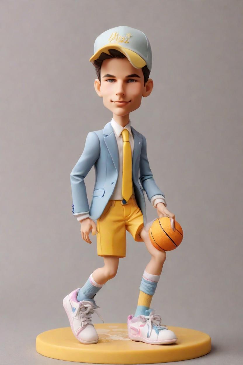 custom Sports Hero Dynamic bobblehead,He Created His Own NBA-Inspired Bobblehead Doll!