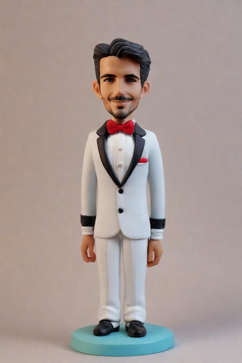 Custom Dentist Celebration Bobblehead,John Shares His Dentist Makeover Bobblehead