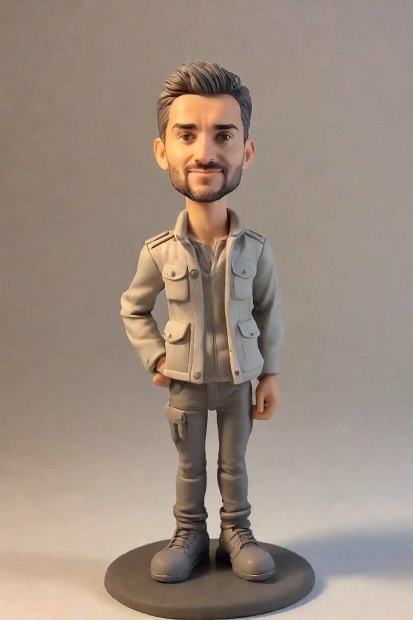 Custom Heroic Firefighter Bobblehead,He Created His Own Firefighter Bobblehead Doll!