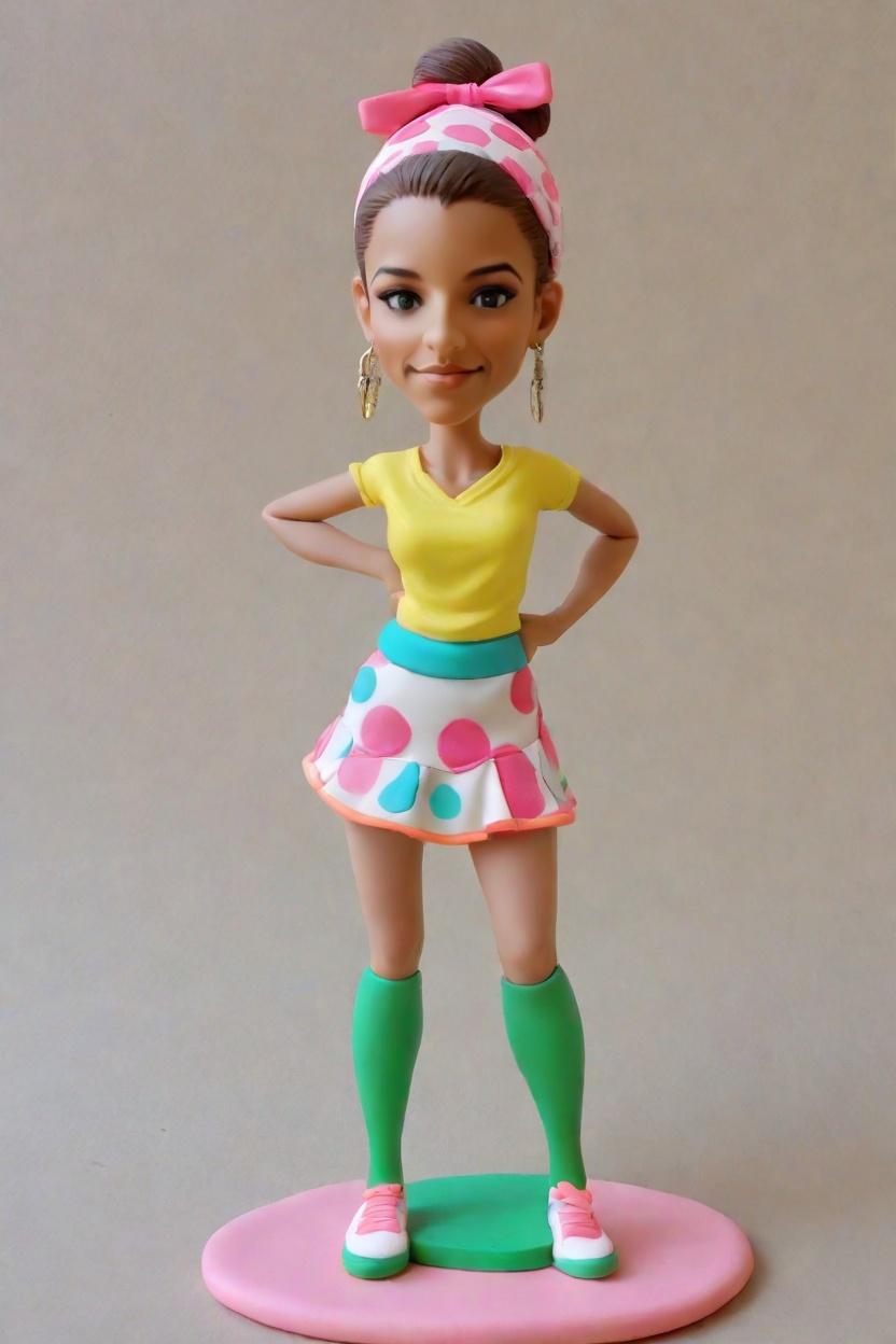 Custom Golf Swing Bobblehead,She's Created Her Ultimate Golfer Bobblehead! 🏌️‍♀️🎉