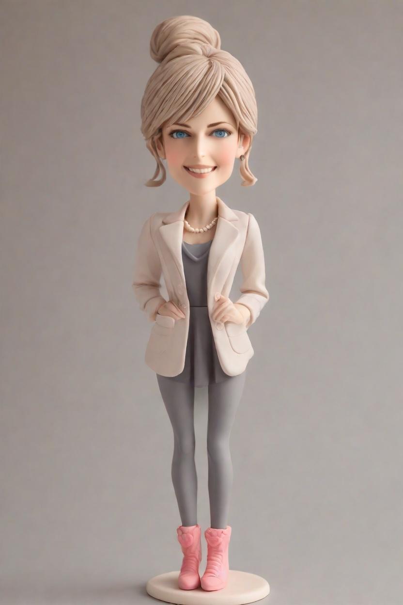Custom Client Appreciation Chic Bobblehead,She Created Her Own Chic Bobblehead Doll