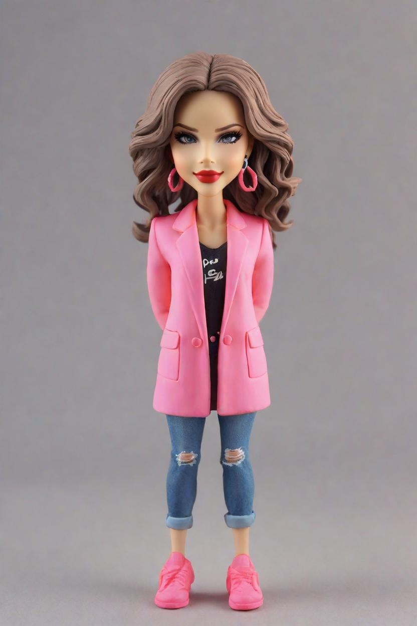 custom Recognition Awards product bobblehead,She Created Her Confident Bobblehead