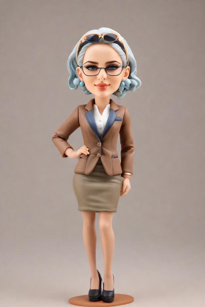 Custom Professional Development Bobblehead,She's Crushing It: Create Your Own Bobblehead Doll