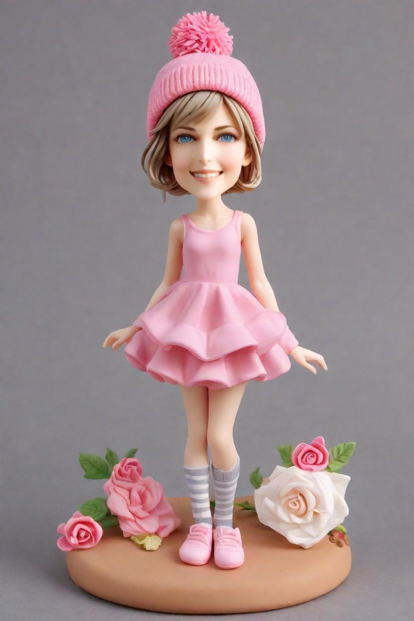 Cheeky Wink, Custom Bobblehead Dolls: A Playful Twist on Valentine's Day Gifts,She's Got Swagger: Crafting a Custom Bobblehead Doll for the Ultimate Valentine's Surprise