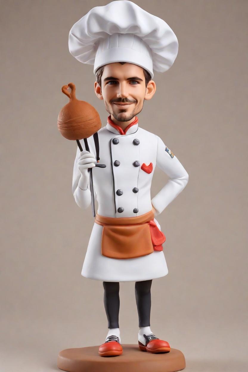 The Ultimate Gift for Foodies: Unique Bobble Head Dolls Custom-Made for Every Culinary Enthusiast,Meet Bob, the Culinary Dancer: Creating My Own Bobblehead Doll with a Spatula Baton