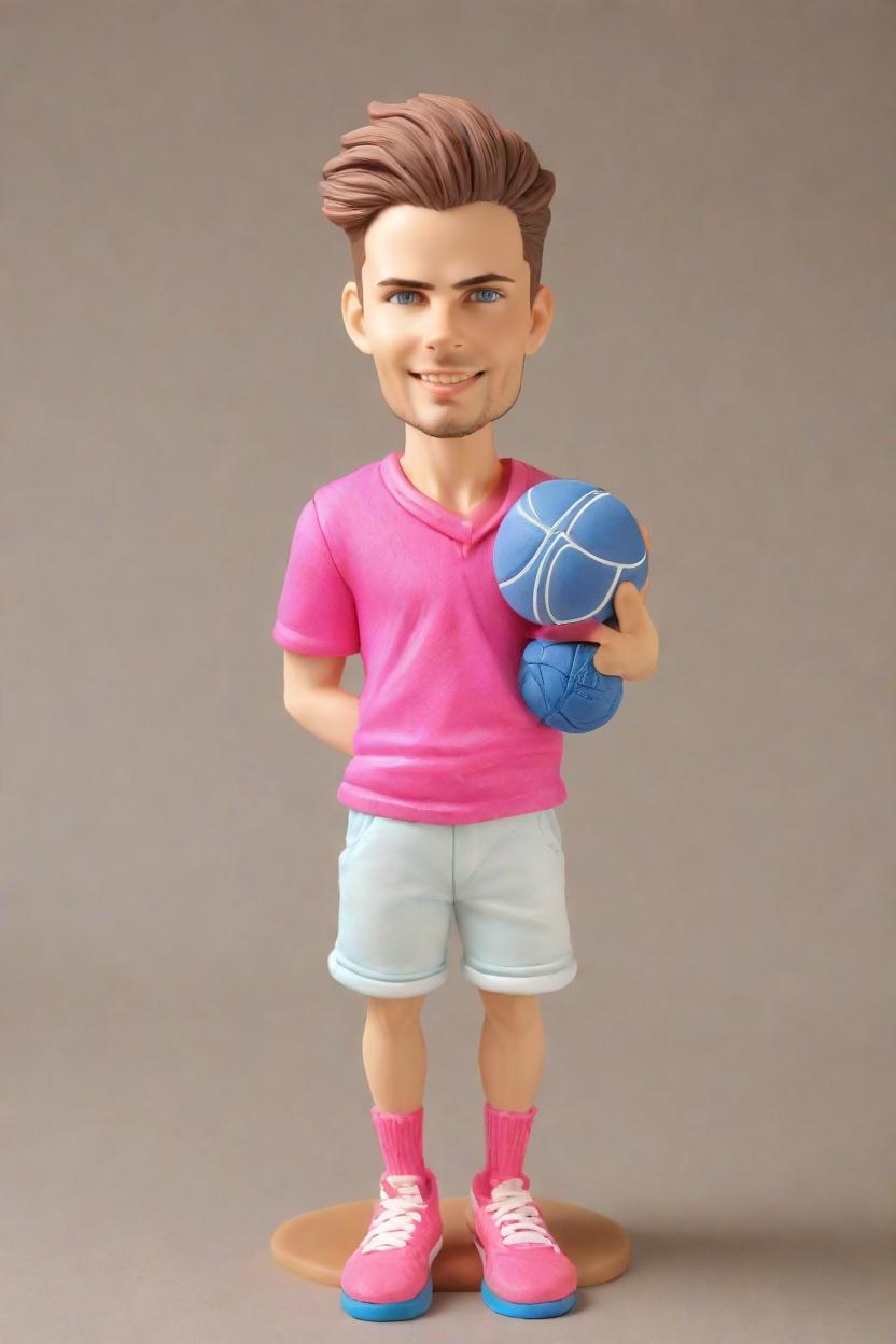 Custom Sports Hero Bobblehead,He Made His Own Bobblehead Doll!