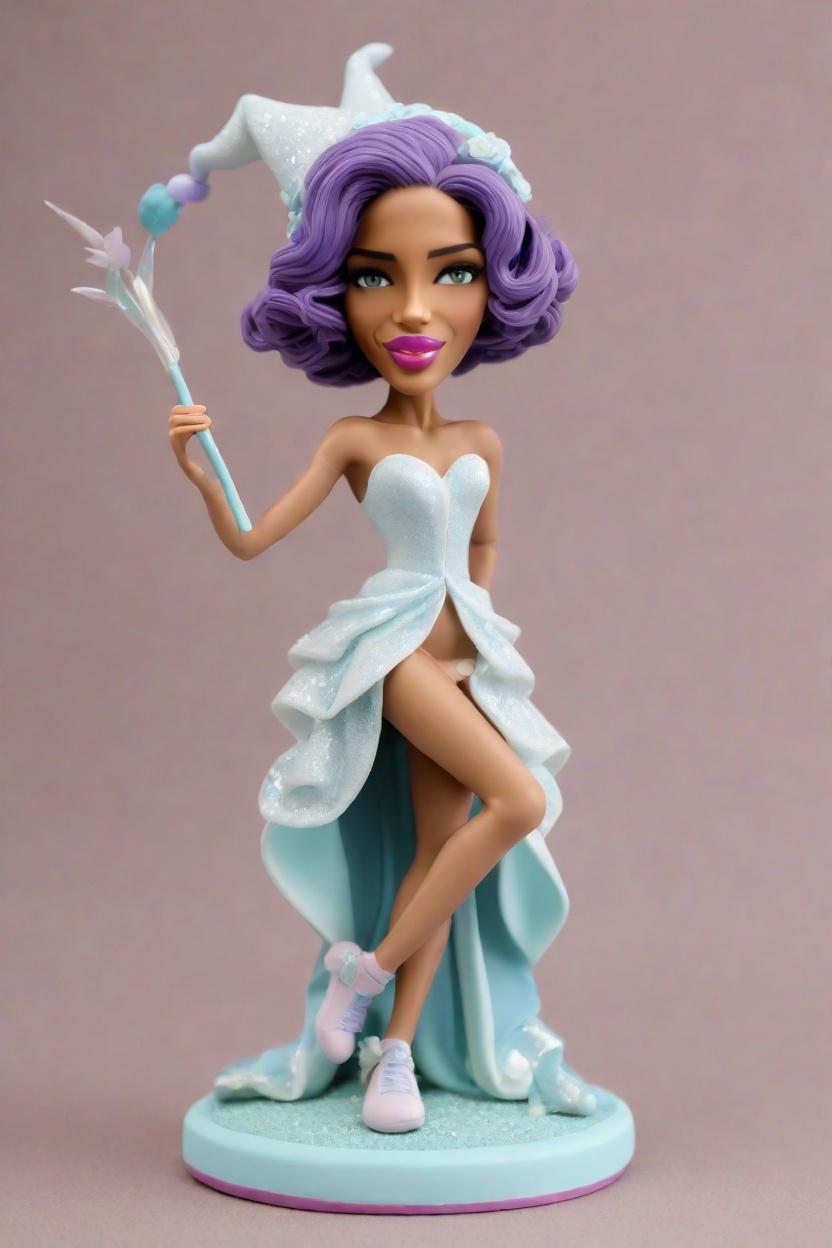 custom Enchanted Gathering bobblehead,She Created Her Own Magical Bobblehead!