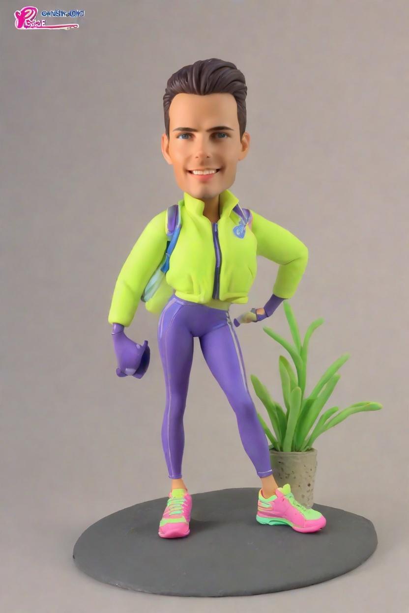 custom Sports Victory bobblehead,He's Got Game: Create Your Own Dynamic Sprinter Bobblehead