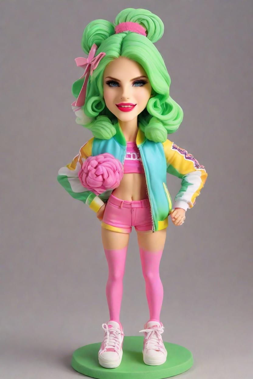 Custom Cheerleader Spirit Bobblehead,She Created Her Own Cheerleading Bobblehead! 🎉