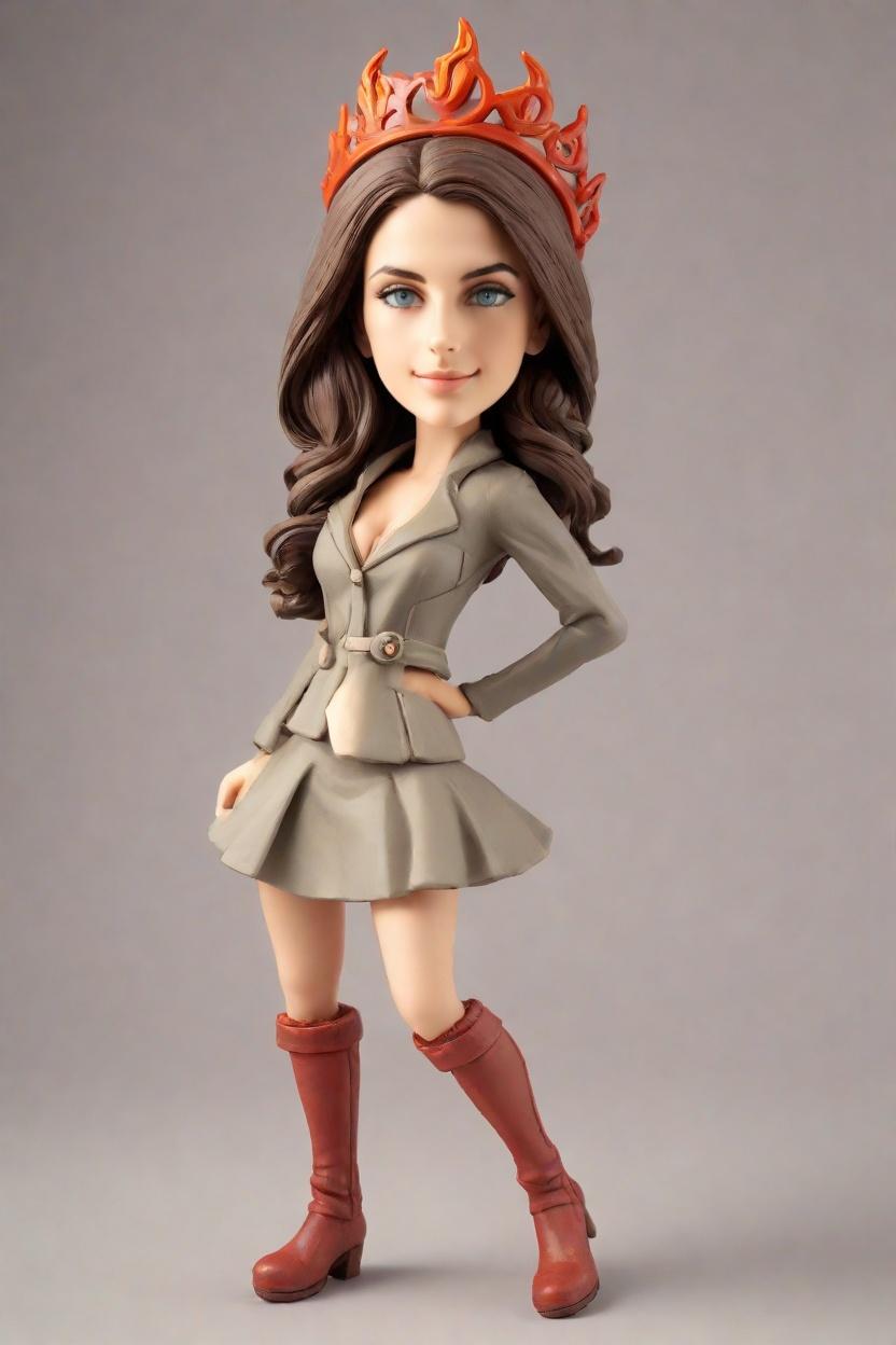 Custom Heroic Firefighter Bobblehead,She Transformed Herself into a Firefighter Bobblehead!