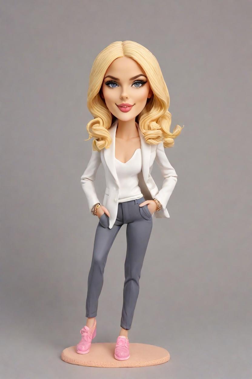 Discovering the Art of Personalized Bobbleheads: A Neon-Inspired Journey,Unveiling My Neon-Hued Mini-Me: A Sassy Stance Selfie Adventure