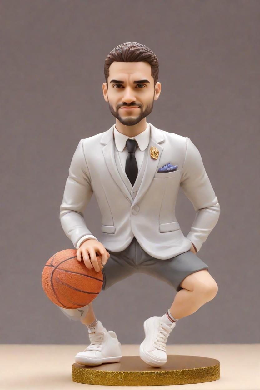 Casual Cool Custom Bobblehead,He Made His Own LeBron-Inspired Bobblehead!