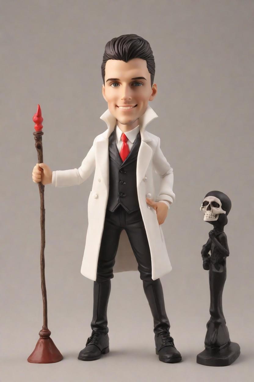 custom Villainous Swagger Bobblehead,He Made His Own Anime-Inspired Villain Bobblehead!